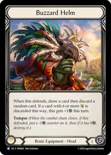 [FAB19 1st][PEN-002](R) Buzzard Helm (Cold Foil)