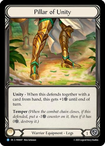 [FAB19 1st][PEN-047](R) Pillar Of Unity (Cold Foil)