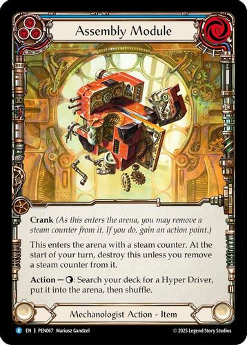 [FAB19 1st][PEN-067](R) Assembly Module (Blue) (Cold Foil)