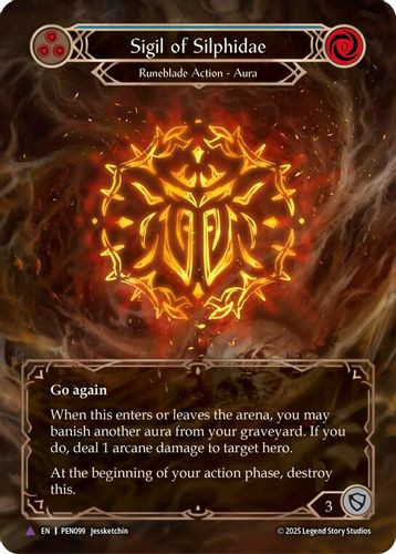 [FAB19 1st][PEN-099](MV) Sigil Of Silphidae (Blue) (Marvel) (Cold Foil)