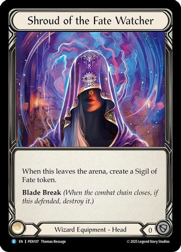 [FAB19 1st][PEN-107](R) Shroud Of The Fate Watcher (Cold Foil)