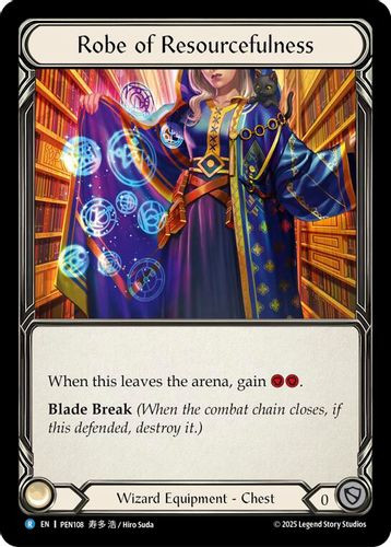 [FAB19 1st][PEN-108](R) Robe Of Resourcefulness (Cold Foil)