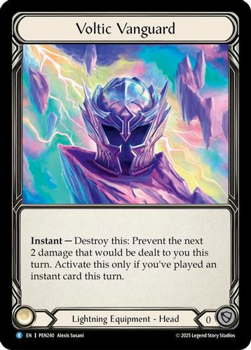 [FAB19 1st][PEN-240](R) Voltic Vanguard (Cold Foil)