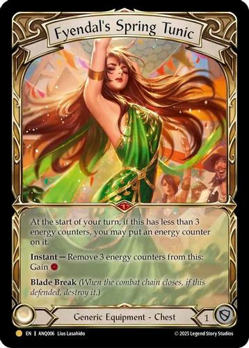 [FAB 1st][ANQ-006](L) Fyendal's Spring Tunic (Rainbow Foil)