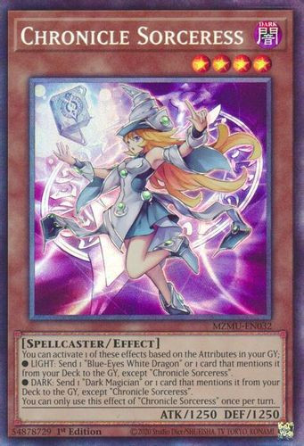 [MZMU-EN032] Chronicle Sorceress (Collector's Rare)<1st>