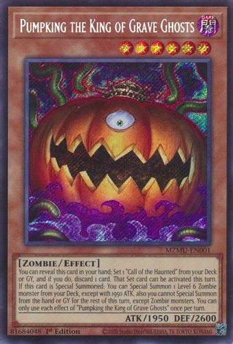 [MZMU-EN001] Pumpking the King of Grave Ghosts (Secret Rare)<1st>