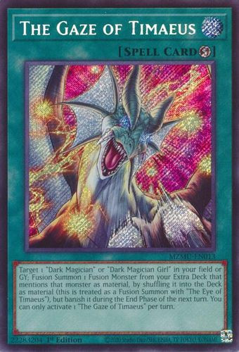 [MZMU-EN013] The Gaze of Timaeus (Secret Rare)<1st>