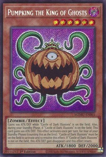 [MZMU-EN061] Pumpking the King of Ghosts (Secret Rare)<1st>