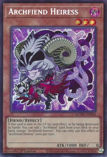 [MZMU-EN066] Archfiend Heiress (Secret Rare)<1st>