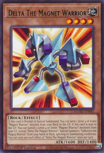 [MZMU-EN085] Delta The Magnet Warrior (Rare)<1st>