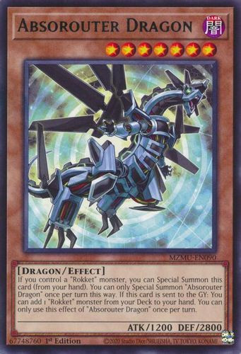 [MZMU-EN090] Absorouter Dragon (Rare)<1st>