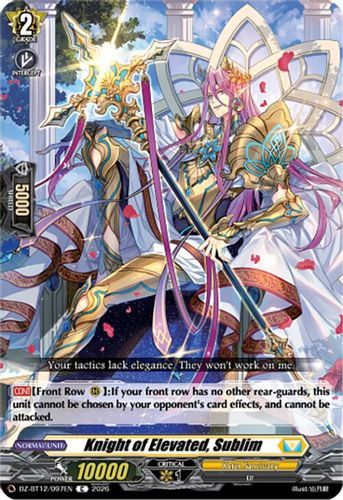 [DZ-BT12/097EN](C) Knight of Elevated, Sublim