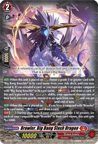[DZ-BT12/021EN](RR) Brawler, Big Bang Slash Dragon