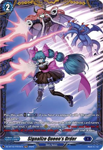 [DZ-BT12/FR15EN](FR) Signalize Queen's Order (FR)