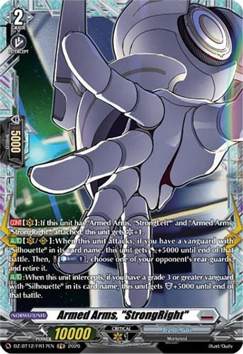 [DZ-BT12/FR17EN](FR) Armed Arms, "StrongRight" (FR)