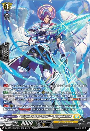 [DZ-BT12/SR28EN](SR) Knight of Restoration, Auguisans (SR)