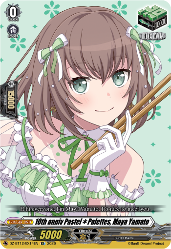 [DZ-BT12/EX14EN](EX) 10th anniv PastelPalettes, Maya Yamato