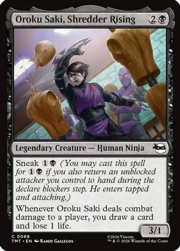 [TMT-0068](C) Oroku Saki, Shredder Rising