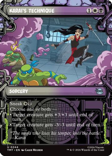 [TMT-0244](U) Karai's Technique (Showcase)