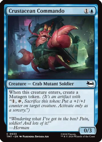 [TMT-0033](C) Crustacean Commando (Foil)