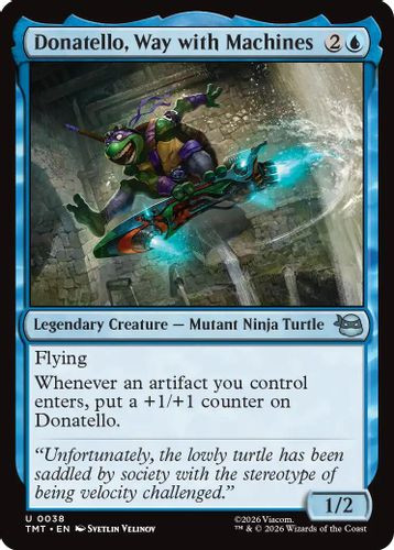 [TMT-0038](U) Donatello, Way with Machines (Foil)