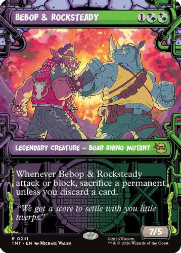[TMT-0241](R) Bebop & Rocksteady (Showcase)