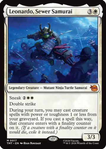 [TMT-0017](M) Leonardo, Sewer Samurai (Foil)