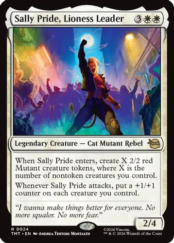 [TMT-0024](R) Sally Pride, Lioness Leader (Foil)