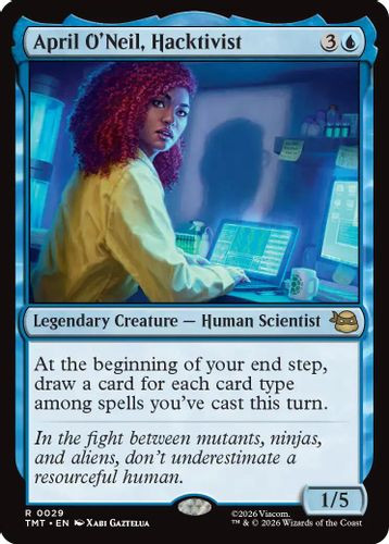 [TMT-0029](R) April O'Neil, Hacktivist (Foil)