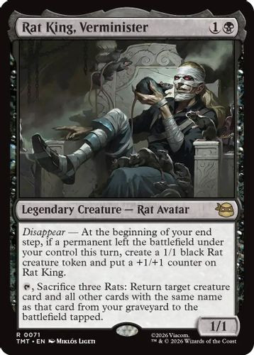 [TMT-0071](R) Rat King, Verminister (Foil)
