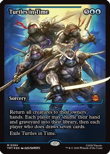 [TMT-0284](M) Turtles in Time (Showcase) (Foil)