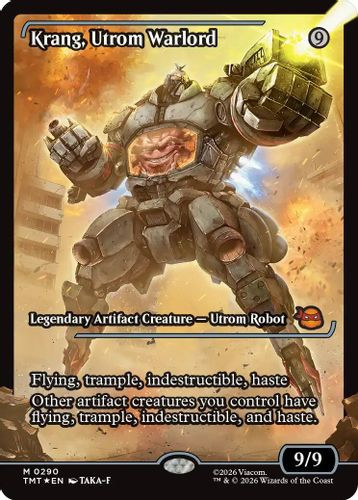 [TMT-0290](M) Krang, Utrom Warlord (Showcase) (Foil)