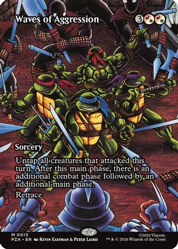 [PZA-0013](M) Waves of Aggression (Borderless)