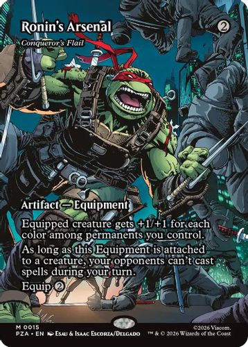 [PZA-0015](M) Ronin's Arsenal - Conqueror's Flail (Borderless)