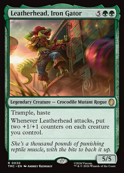 [TMC-0030](R) Leatherhead, Iron Gator (Surge Foil)