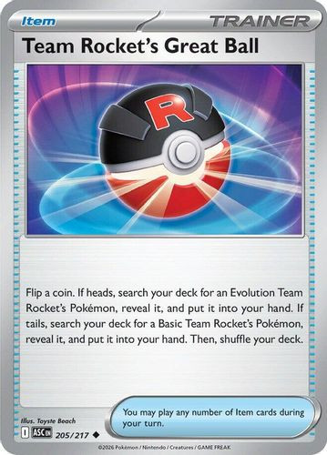 |ME02A|[ASC-205/217](UC) Team Rocket's Great Ball