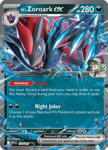 |ME02A|[ASC-137/217](RR) N's Zoroark ex {Holo}
