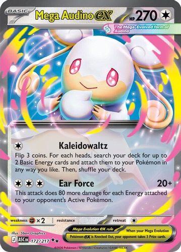 |ME02A|[ASC-172/217](RR) Mega Audino ex {Holo}
