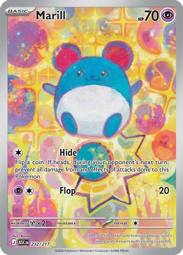 |ME02A|[ASC-232/217](GR) Marill {Holo}