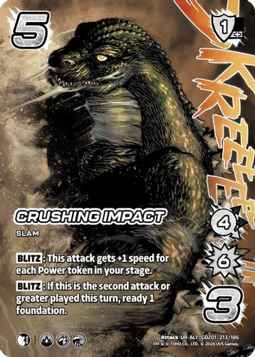 [GDZ01-213/186](UR-ALT) Crushing Impact (Alternate Art) (Foil)