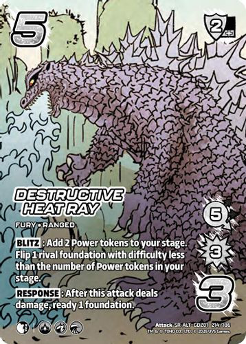 [GDZ01-214/186](SR-ALT) Destructive Heat Ray (Alternate Art) (Foil)