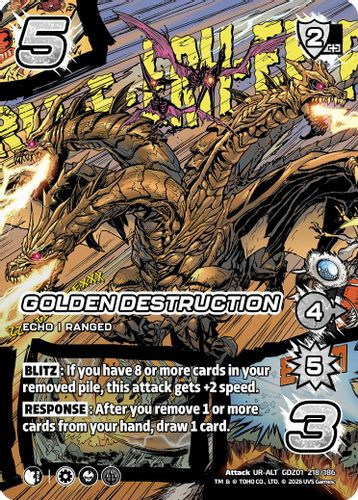 [GDZ01-218/186](UR-ALT) Golden Destruction (Alternate Art) (Foil)