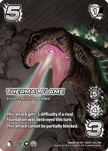 [GDZ01-225/186](UR-ALT) Thermal Flame (Alternate Art) (Foil)