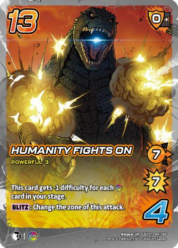 [GDZ01-089/186](UR) Humanity Fights On (Foil)