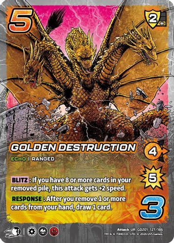 [GDZ01-127/186](UR) Golden Destruction (Foil)