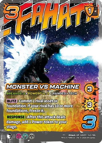 [GDZ01-143/186](UR) Monster vs Machine (Foil)