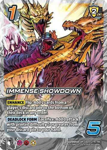 [GDZ01-178/186](UR) Immense Showdown (Foil)