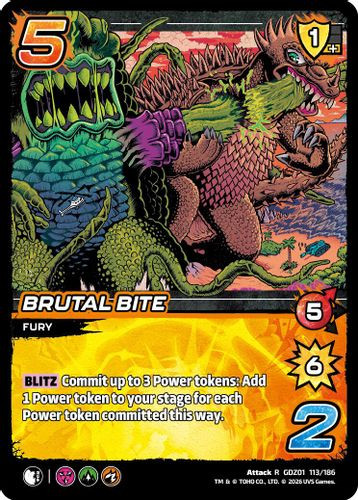 [GDZ01-113/186](R) Brutal Bite (Foil)