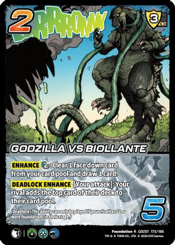 [GDZ01-173/186](R) Godzilla vs Biollante (Foil)