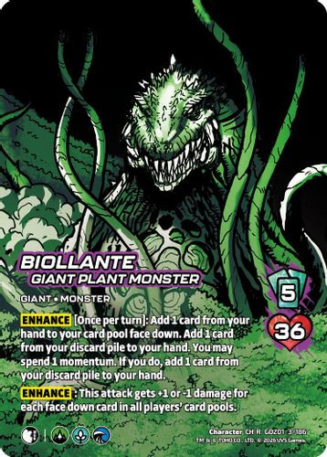 [GDZ01-003/186](CH-R) Biollante, Giant Plant Monster